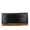 Bolso cartera Negro/jiraf