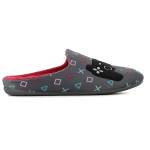 Zapatilla Gris/rojo