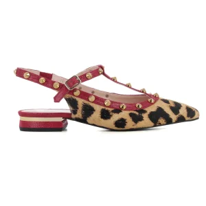 Zapato Natural/red Pop
