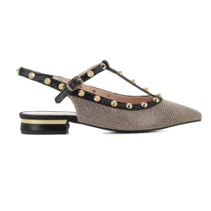 Zapato Taupe/negro