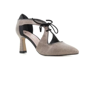 Zapato Taupe/negro